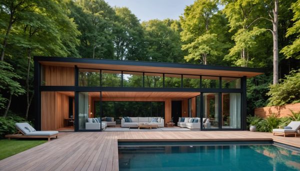 Sublimer votre piscine : fabriquer un pool house en bois