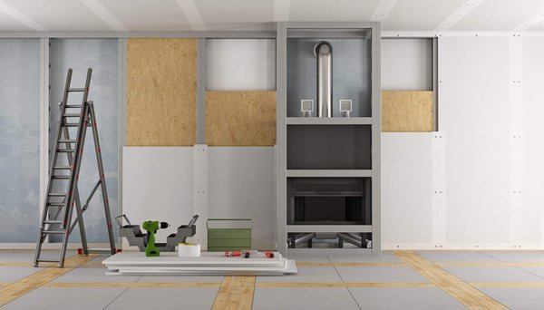 Les travaux d'une rénovation de maison à Dijon