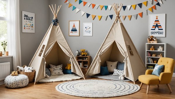 Des tipis inspirants : créez des zones de jeu rêvées